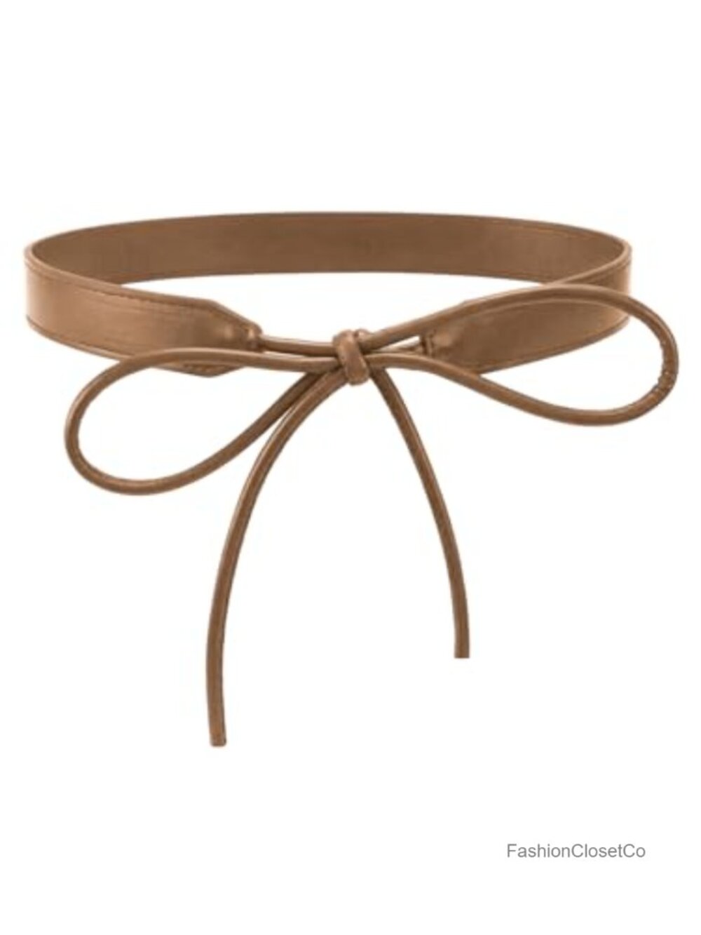 PU Leather Wrap Tie Waist Belt for Dresses Women Fashion Accessory